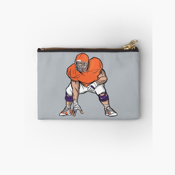 Item preview, Orange, Purple and White Football Player designed and sold by SLAG-Creative.