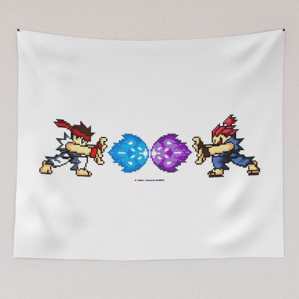 Item preview, Street Fighter Ryu vs Akuma designed and sold by Heaps-Dad.