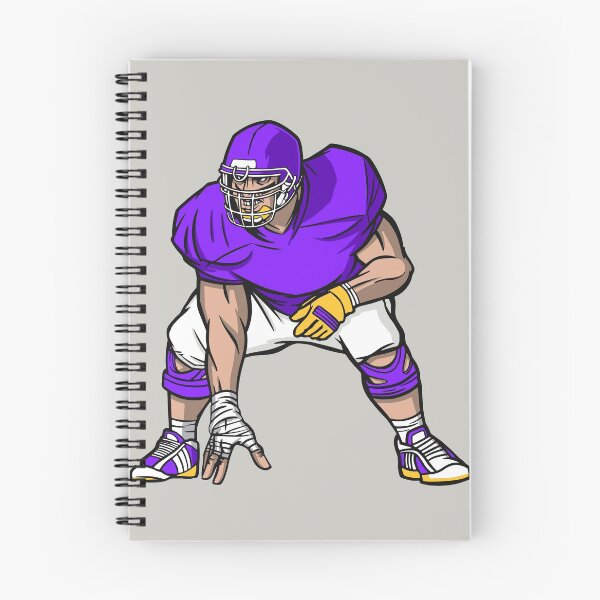 Item preview, Purple & Gold Football Player designed and sold by SLAG-Creative.