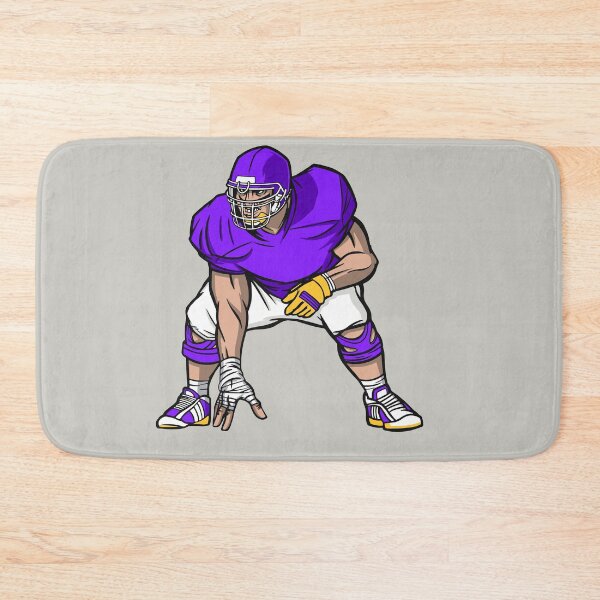 Item preview, Purple & Gold Football Player designed and sold by SLAG-Creative.