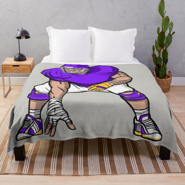 Item preview, Purple & Gold Football Player designed and sold by SLAG-Creative.