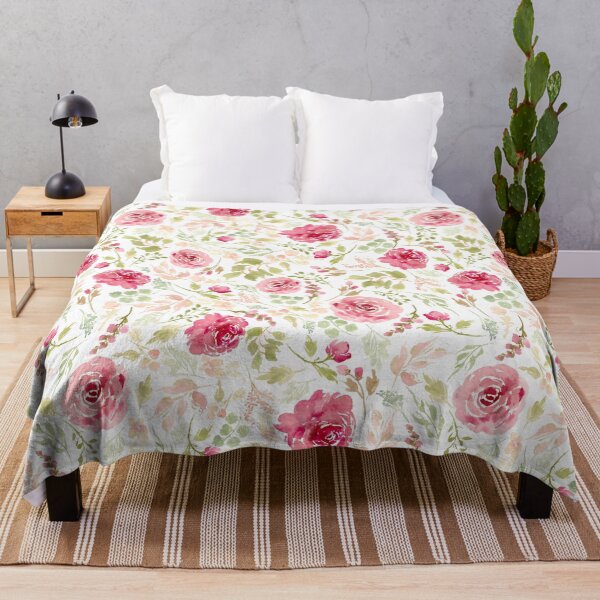 Item preview, Dainty whimsy watercolor florals designed and sold by Harpley Design Studio.