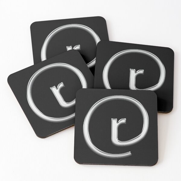 Item preview, r in an @ sign designed and sold by Logo-stick.