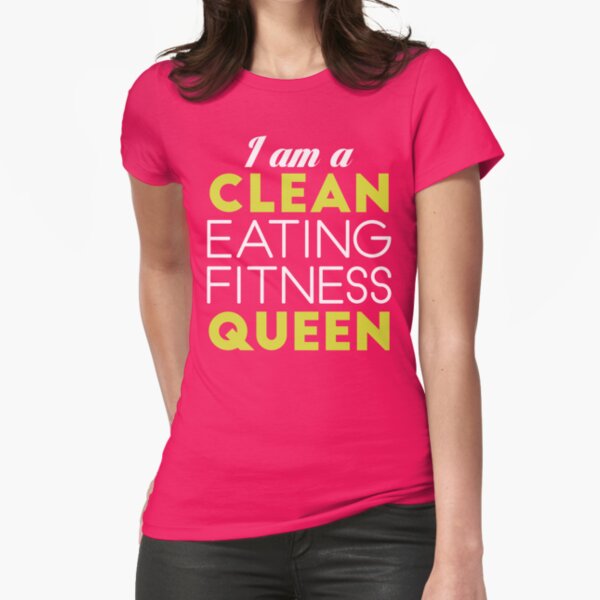 Clean Queen Fitted T-Shirt