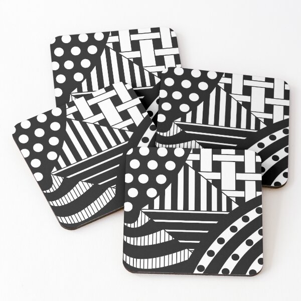 Item preview,  Zentangle Black and White - Design 1 designed and sold by CatKing-Design.