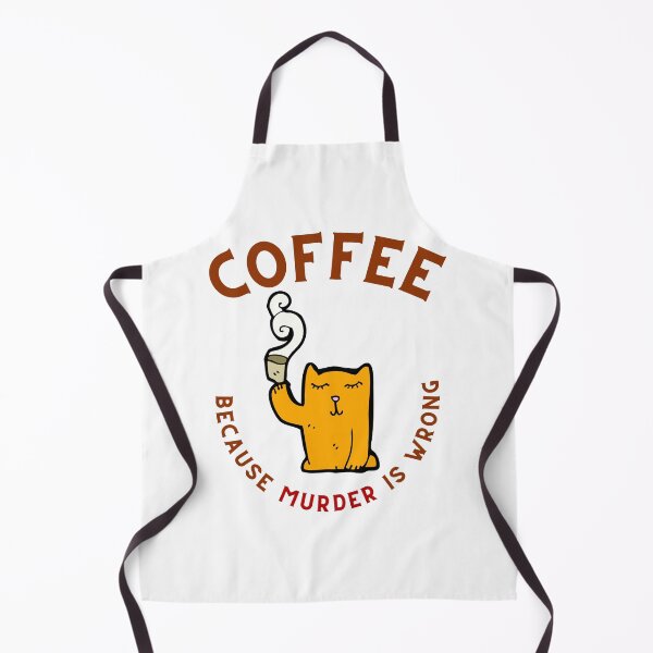 Item preview, Coffee Because Murder Is Wrong designed and sold by Chanchane Store.
