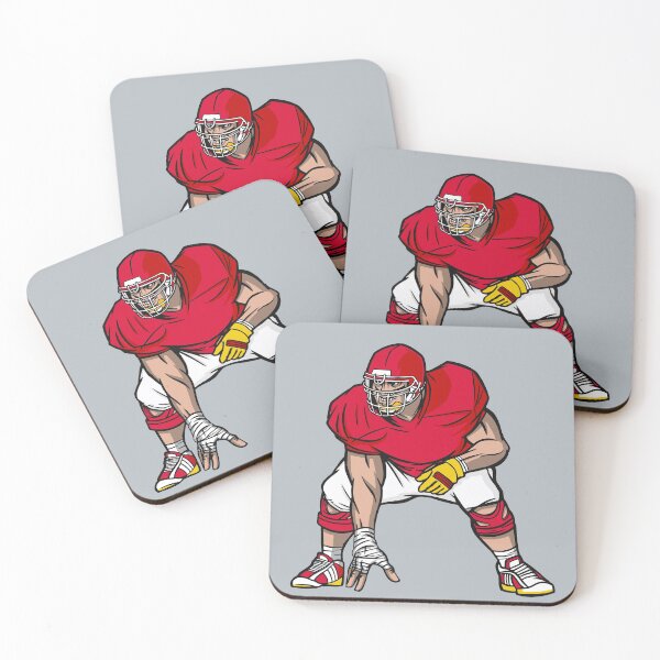 Item preview, Red & Yellow Football Player designed and sold by SLAG-Creative.