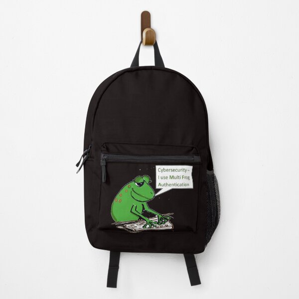 Item preview, Cybersecurity frog uses multi frog authentication geek computing designed and sold by empressbat merch.
