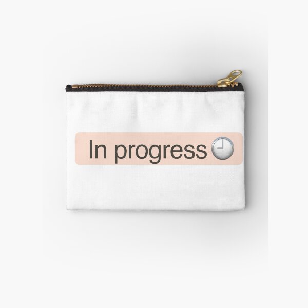 Item preview, 'In Progress' Status Tag with clock (light mode) designed and sold by Notionware.