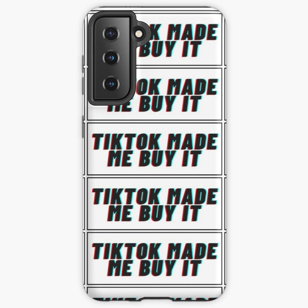 TikTok made me buy it sticker Sticker for Sale by theannaprice