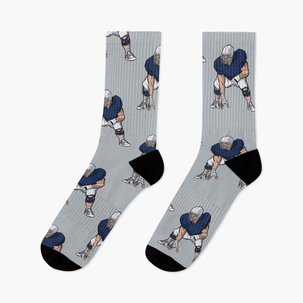 Item preview, Navy & White Football Player designed and sold by SLAG-Creative.
