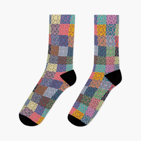 Item preview, boho abstract geometric patch work designed and sold by cutecrazytshirt.