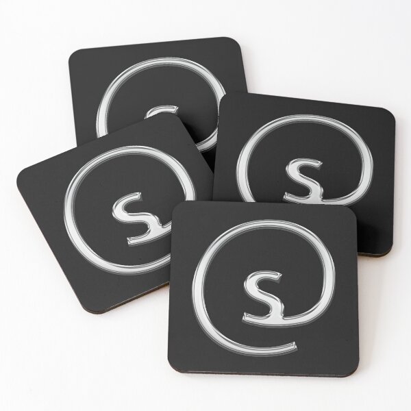 Item preview, s in an @ sign designed and sold by Logo-stick.