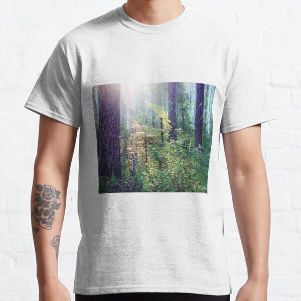 Sunny morning in the forest Classic T-Shirt