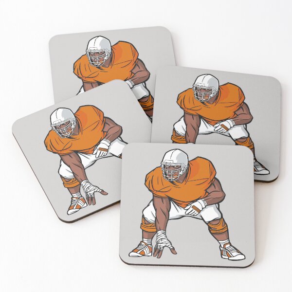Item preview, Orange & White Football Player designed and sold by SLAG-Creative.