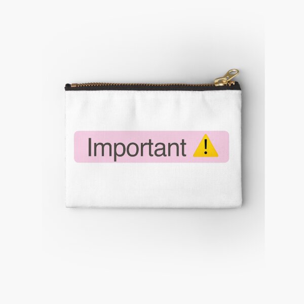 Item preview, 'Important' Status Tag with warning icon (light mode) designed and sold by Notionware.