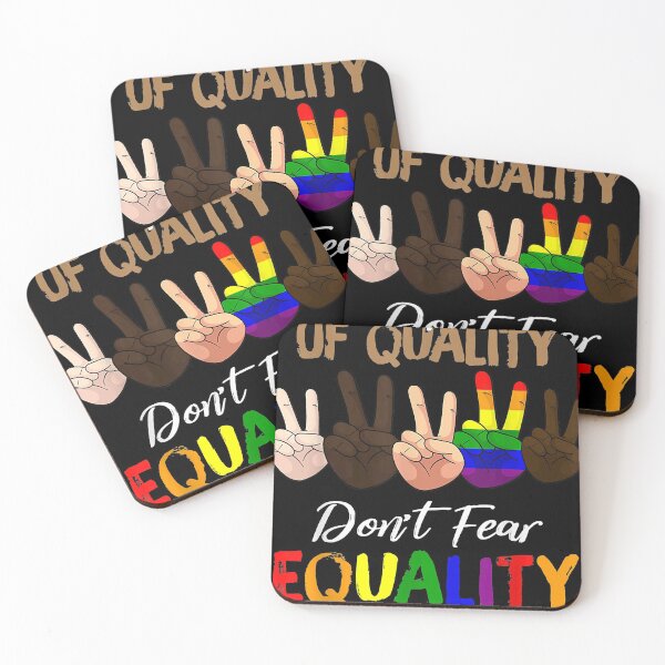 Item preview, LGBT Pride People Of Quality Do Not Fear Equality Novelty designed and sold by IrvingMorales.