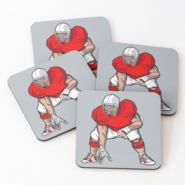 Item preview, Red & White Football Player designed and sold by SLAG-Creative.