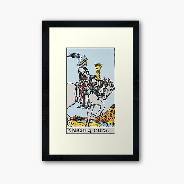 Item preview, Knight of Cups - Rider Waite Smith tarot designed and sold by natekelly.