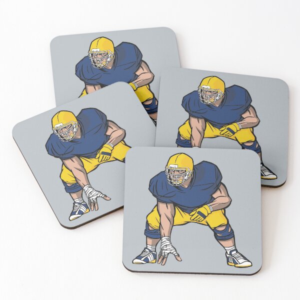 Item preview, Blue & Gold Football Player designed and sold by SLAG-Creative.