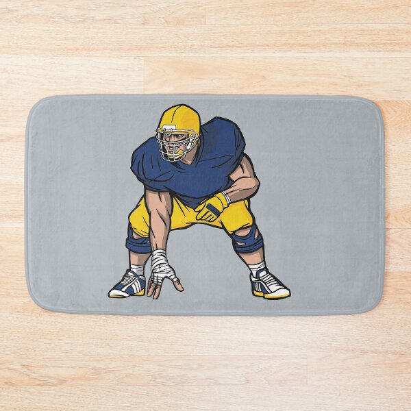 Item preview, Blue & Gold Football Player designed and sold by SLAG-Creative.