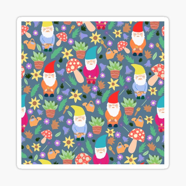 Grandpa's Gnome Garden Sticker