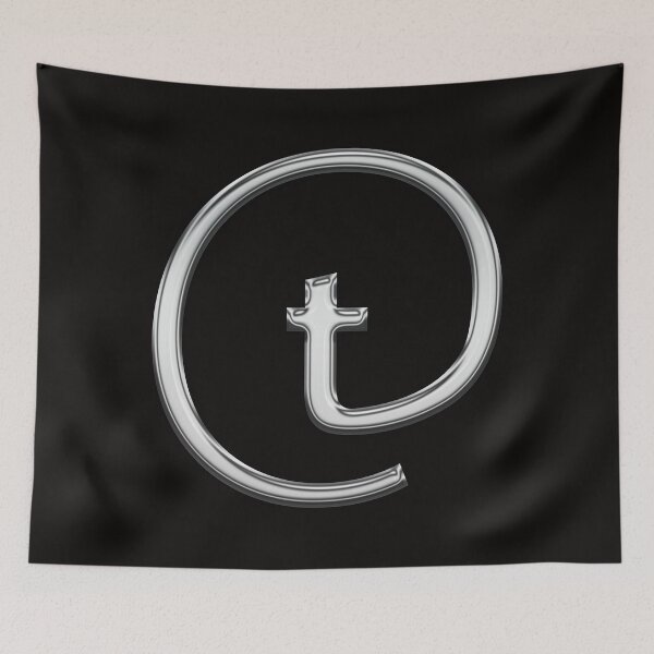Item preview, t in an @ sign designed and sold by Logo-stick.
