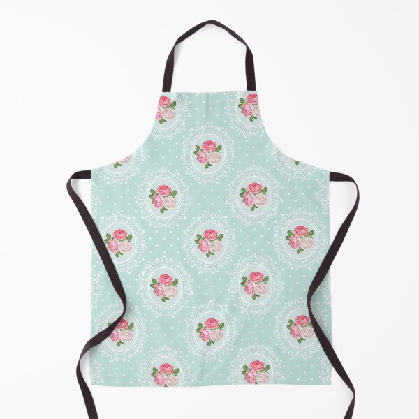 Item preview, Shabby chic rose seamless pattern on polka dot background designed and sold by Lefteris Betsis.