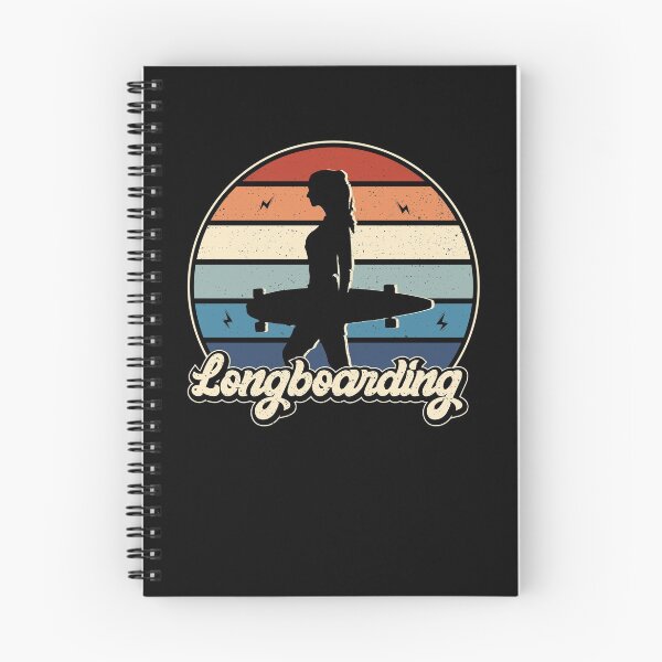 Item preview, Longboarding Woman with Sun Set designed and sold by INTROVERT-STORE.