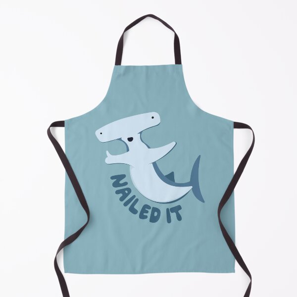 Item preview, Funny Hammer Head Shark Pun ~ Nailed It designed and sold by Marzuqi Che Rose.