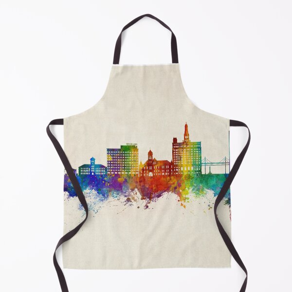 Item preview, Davenport Iowa Skyline designed and sold by ArtPrints.