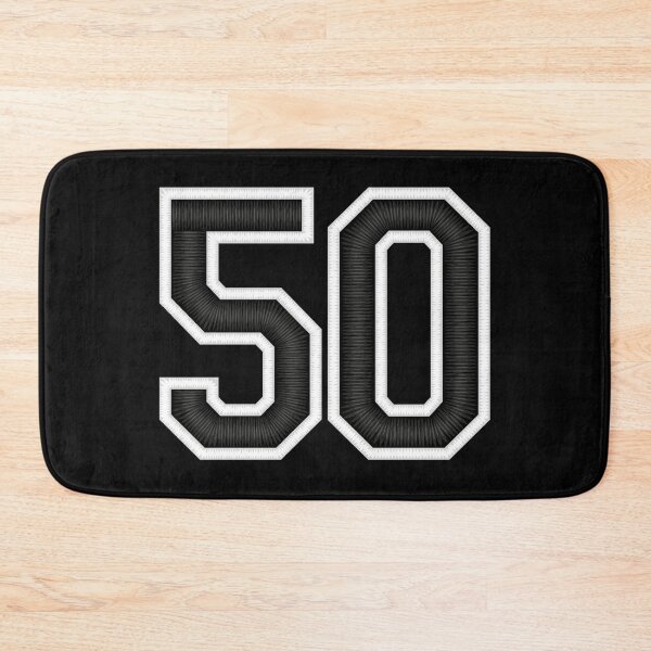 Item preview, 50 Black Jersey Sports Number fifty Football 50 designed and sold by elhefe.