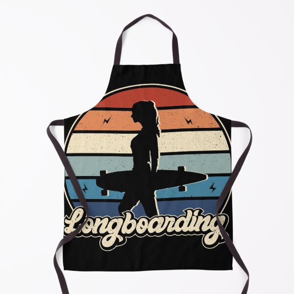 Item preview, Longboarding Woman with Sun Set designed and sold by INTROVERT-STORE.
