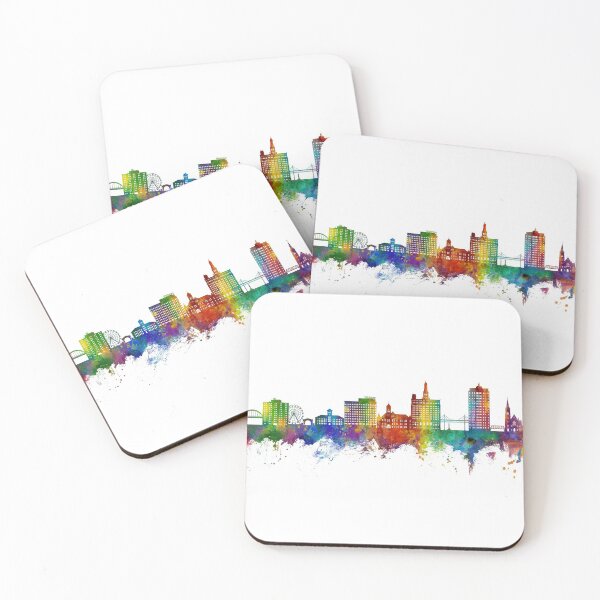 Item preview, Davenport Iowa Skyline designed and sold by ArtPrints.