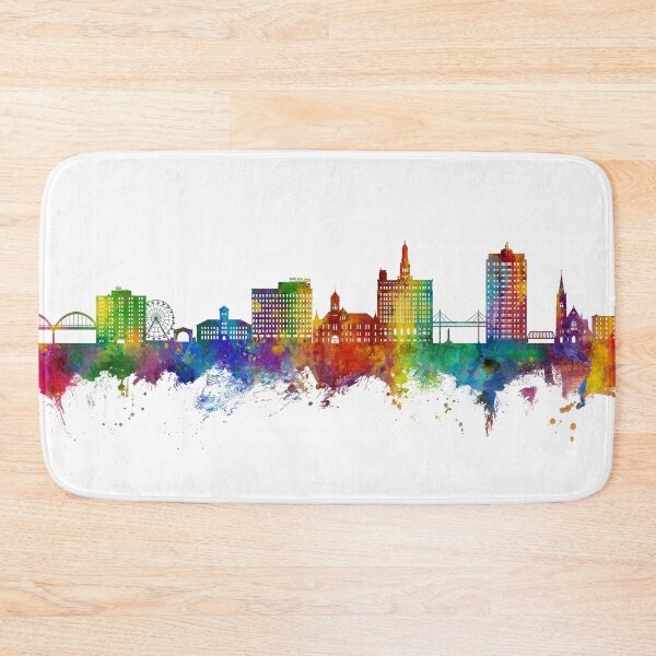 Item preview, Davenport Iowa Skyline designed and sold by ArtPrints.