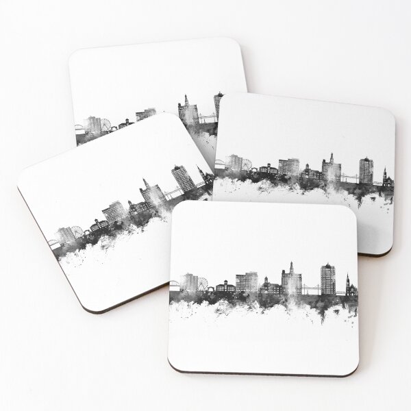 Item preview, Davenport Iowa Skyline designed and sold by ArtPrints.