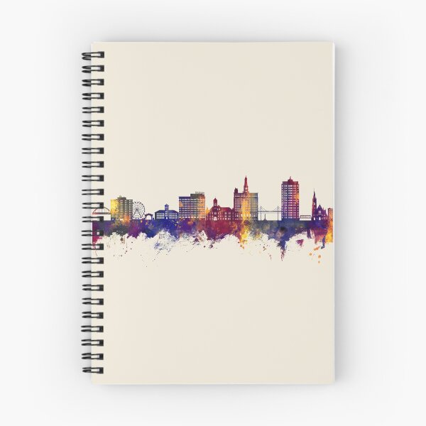 Item preview, Davenport Iowa Skyline designed and sold by ArtPrints.