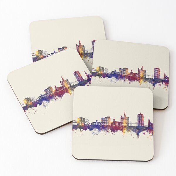 Item preview, Davenport Iowa Skyline designed and sold by ArtPrints.