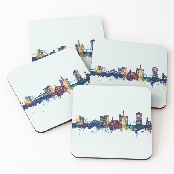 Item preview, Davenport Iowa Skyline designed and sold by ArtPrints.