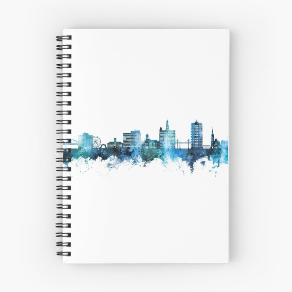 Item preview, Davenport Iowa Skyline designed and sold by ArtPrints.