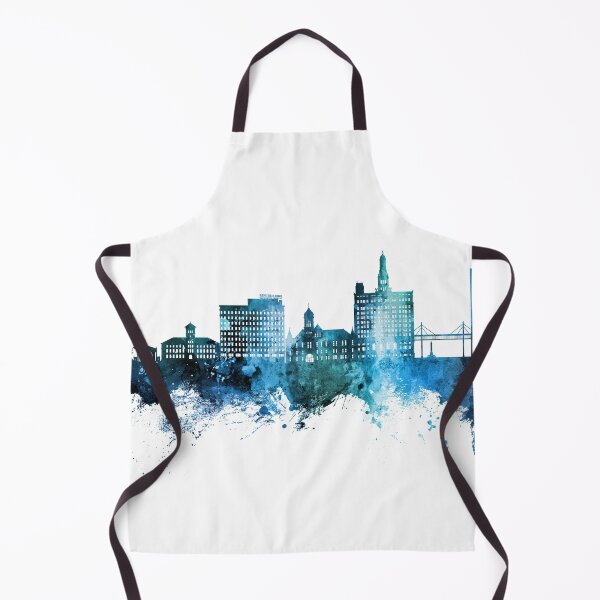 Item preview, Davenport Iowa Skyline designed and sold by ArtPrints.