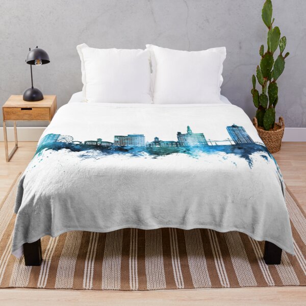 Item preview, Davenport Iowa Skyline designed and sold by ArtPrints.