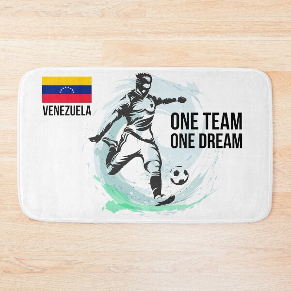 Item preview, Venezuelan Football Player kicking the Football - Football designed and sold by cravingmart.