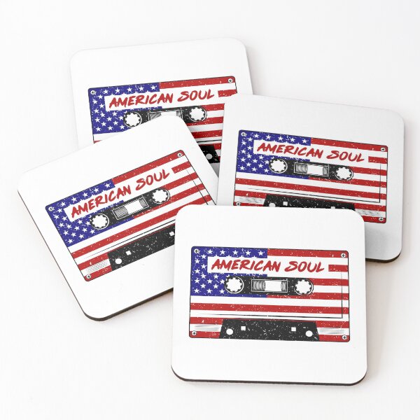 Item preview, American Flag Soul Cassette Stars & Stripes July 4th designed and sold by PY Tees.
