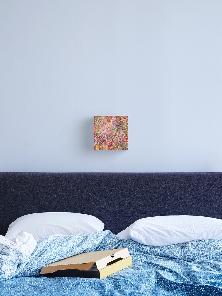 Thumbnail 2 of 3, Canvas Print, Brussels map designed and sold by MapMapMaps.