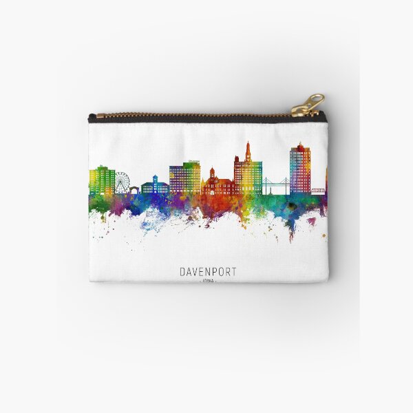 Item preview, Davenport Iowa Skyline designed and sold by ArtPrints.