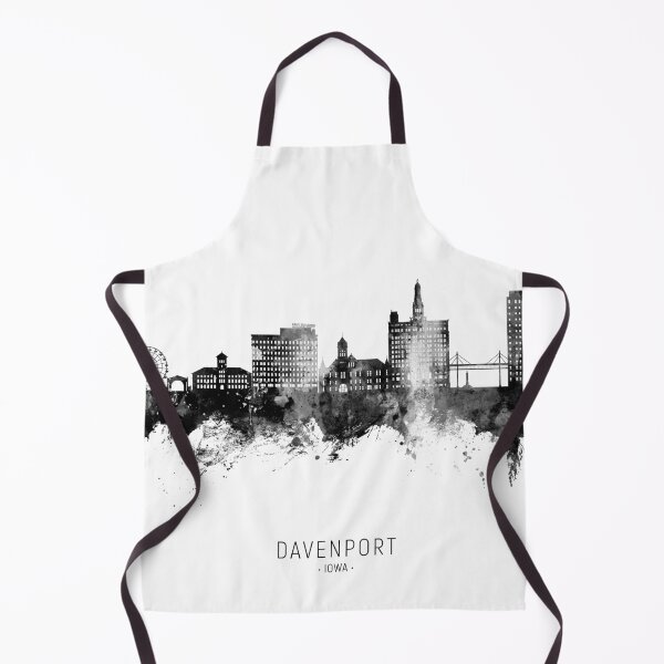 Item preview, Davenport Iowa Skyline designed and sold by ArtPrints.