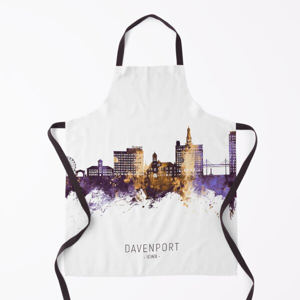 Item preview, Davenport Iowa Skyline designed and sold by ArtPrints.