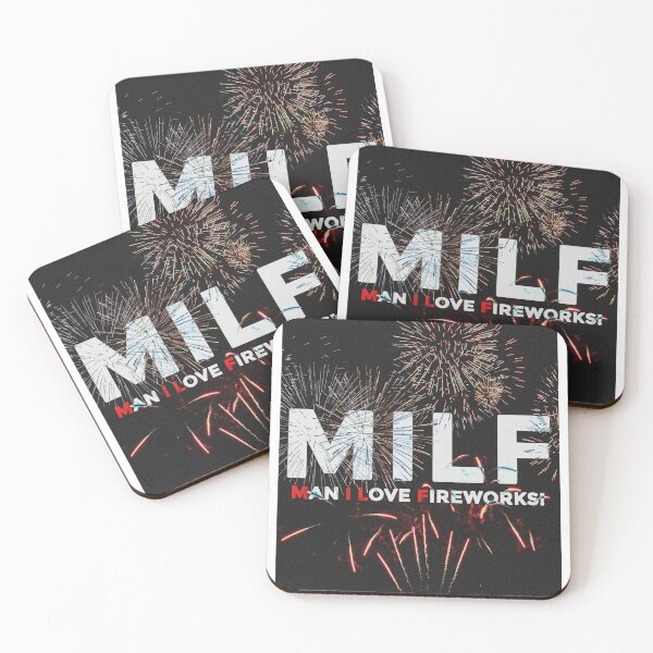 Item preview, MILF Man I Love Fireworks Funny designed and sold by SHDigital.