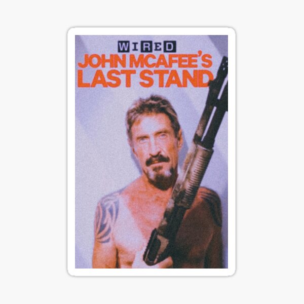 Item preview, john mcafee rip designed and sold by RBTP10.